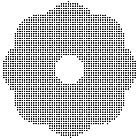 Dotted Circular Pattern 5 – Bitmap Shape