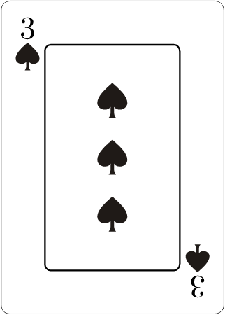 Three of Spades
