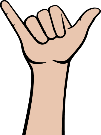 Call Me Hand Gesture