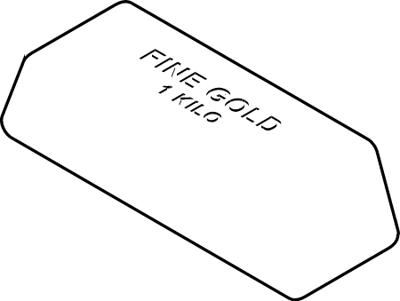 Gold Bar Isometric