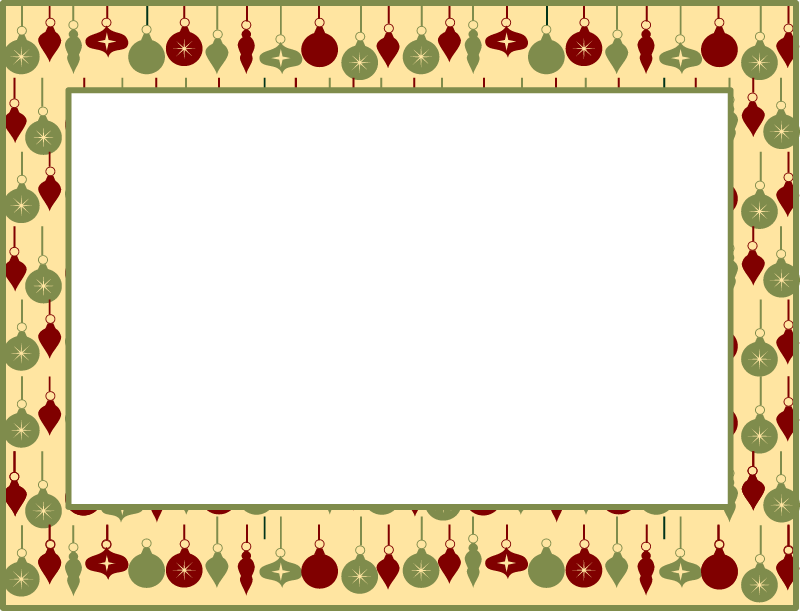 Ornament Frame - Christmas Decor