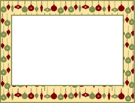 Ornament Frame - Christmas Decor