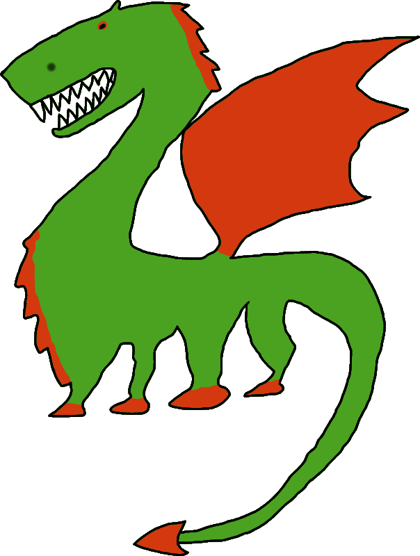 Dragon Drawing - Child Style