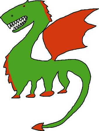 Dragon Drawing - Child Style