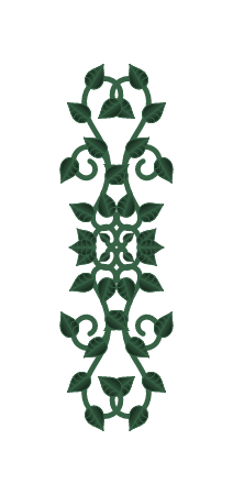 Double Leaf Garland - Vertical