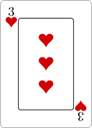 Three of Hearts