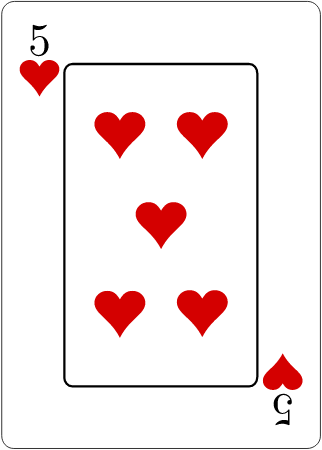 Five of Hearts