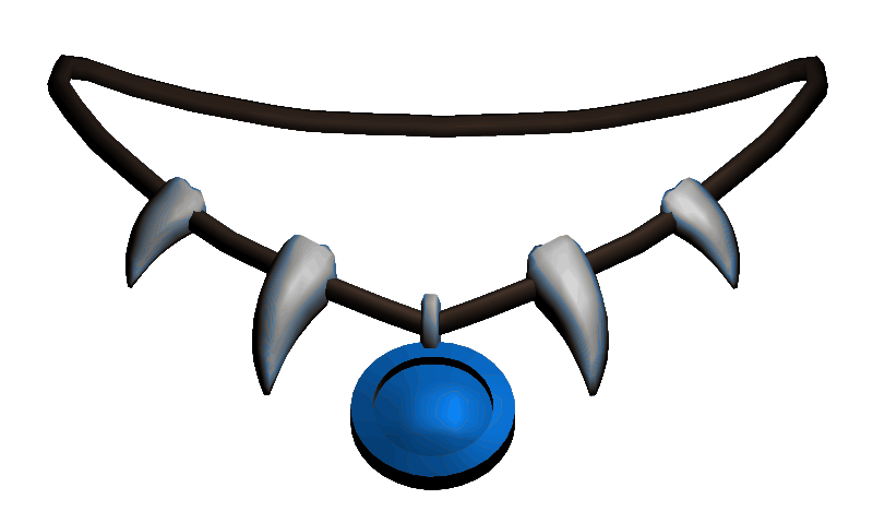Tribal Necklace with Blue Amulet