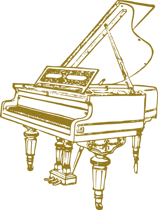 Golden Grand Piano (Simplified)