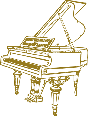 Golden Grand Piano (Simplified)