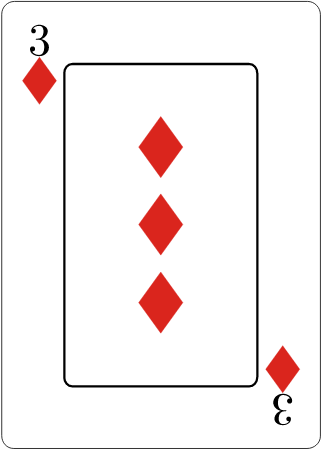 Three of Diamonds