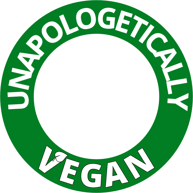 Unapologetically Vegan Green Profile Frame