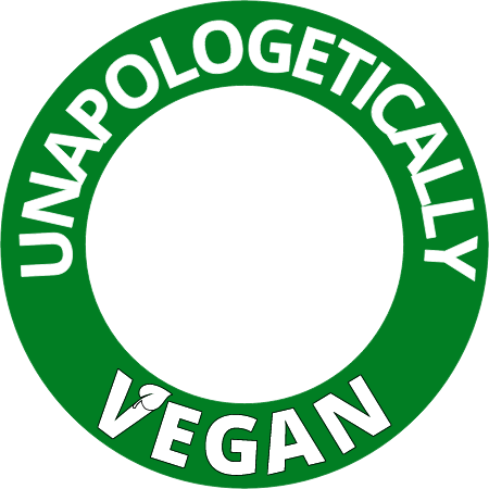 Unapologetically Vegan Green Profile Frame