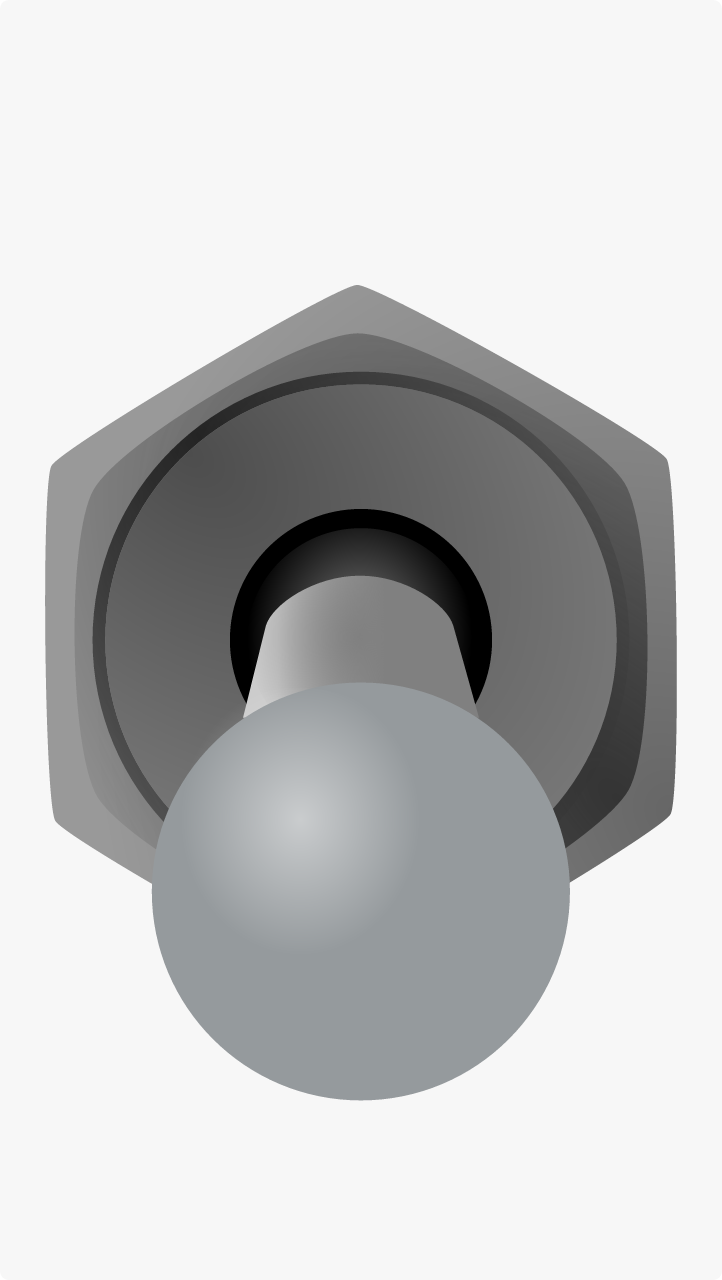 Toggle SPST Switch (2 Position OFF)