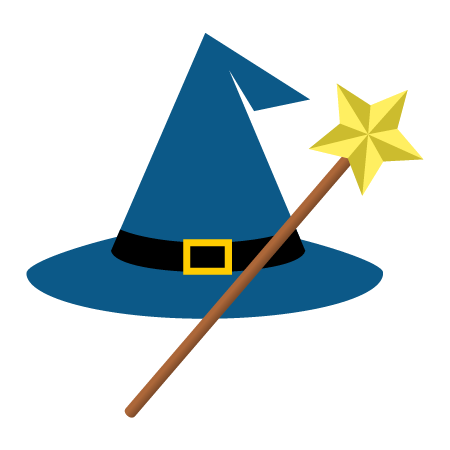 Wizard Hat and Wand