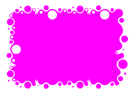 Decorative Frame with Pink Background