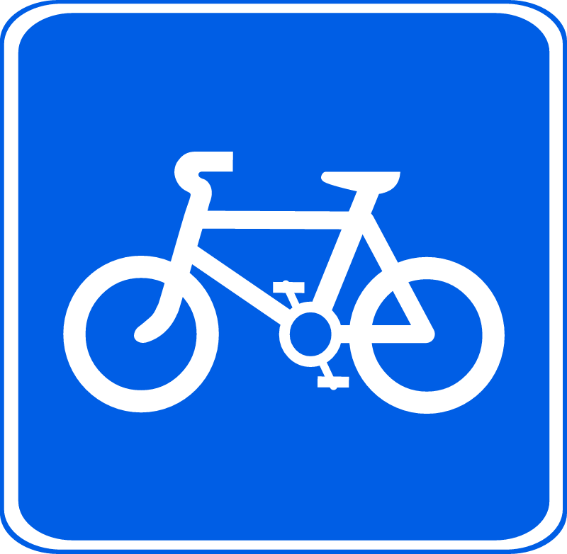 Bicycle Lane Sign – Spanish S-35