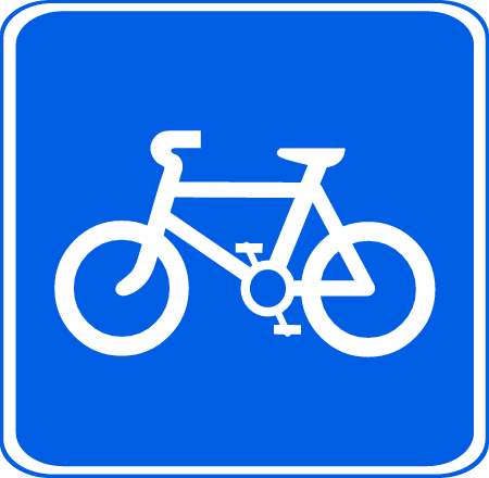 Bicycle Lane Sign – Spanish S-35