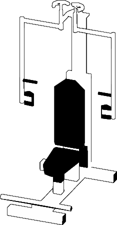 Pec Deck Machine (Converted from 3D)