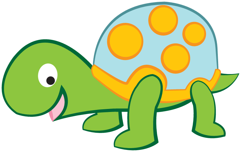 Happy Turtle Clipart