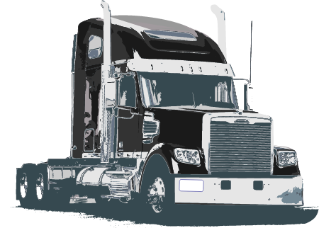 Truck Trailer - Inkscape Vector