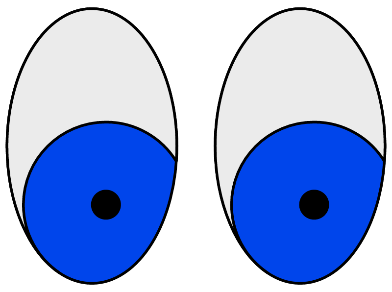 Comic Eyes - Editable Color