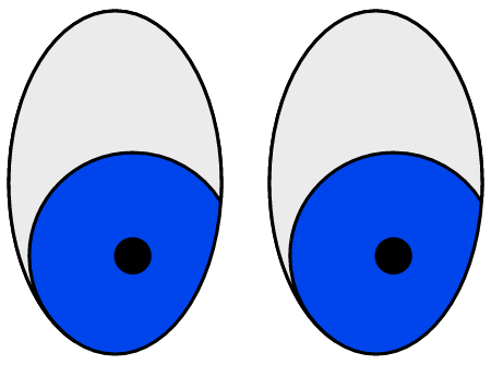 Comic Eyes - Editable Color