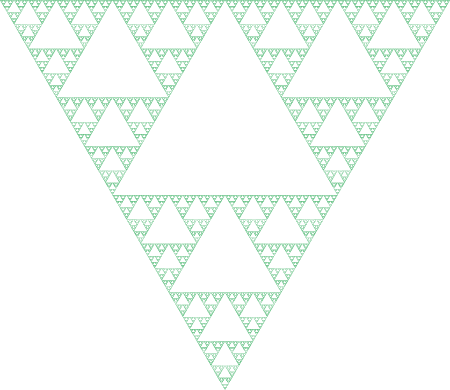 Sierpinski Triangle (9 Levels)