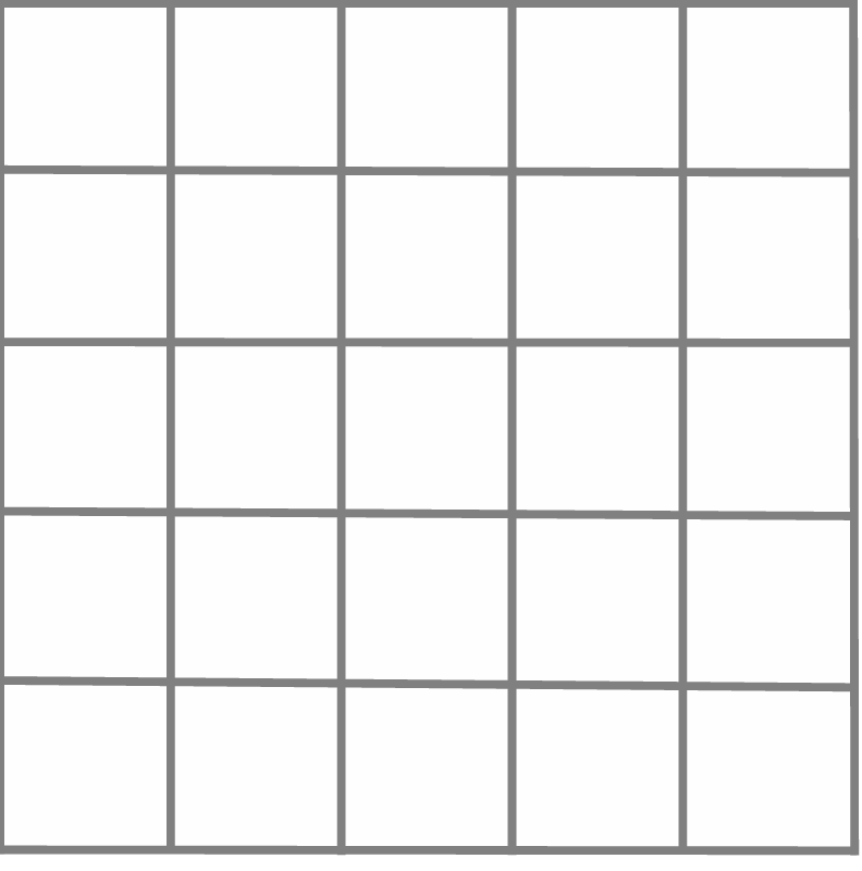 5×5 Grid Template
