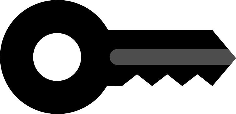 Horizontal Key Icon