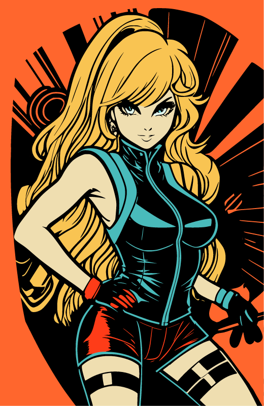 Sci-Fi Pin-Up (Color)