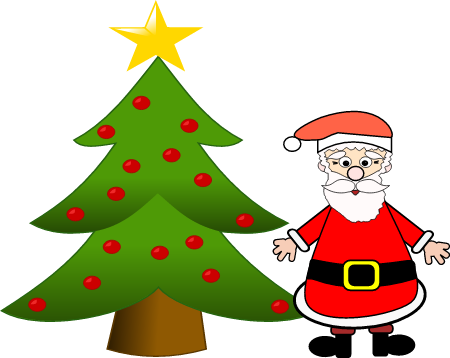 Santa Claus with Tree
