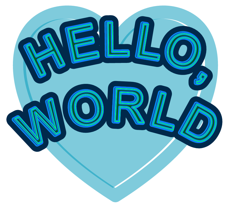 Heart Hello World – Font Family Showcase