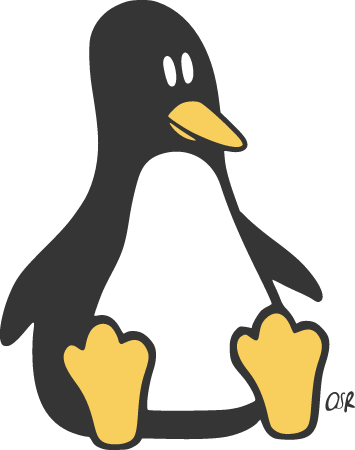 Simple Cartoon Tux (Color)