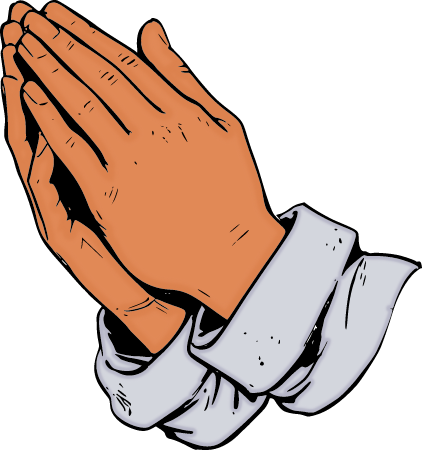 Praying Hands - Colorized