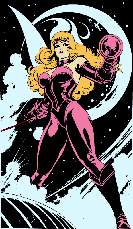 Retro Sci-Fi Woman (Hair)