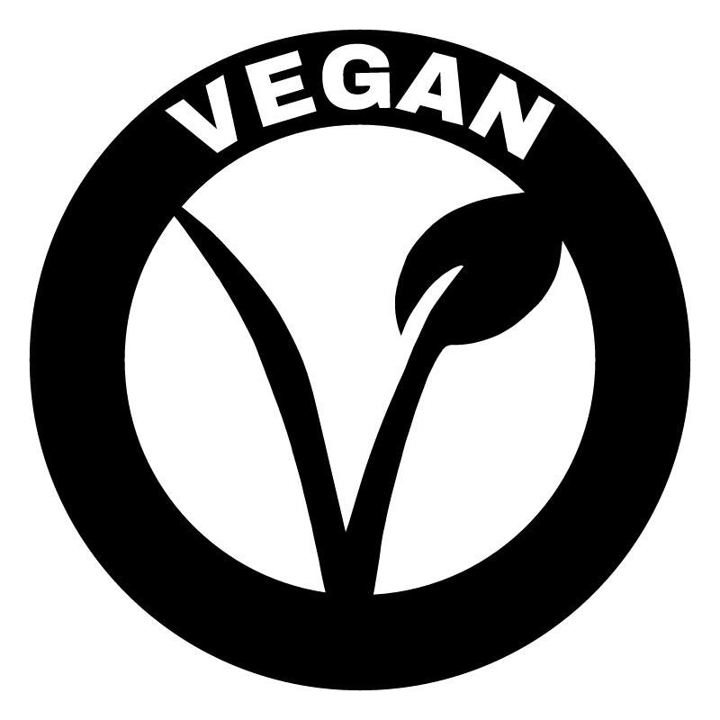 Vegan Black Frame (Transparent)