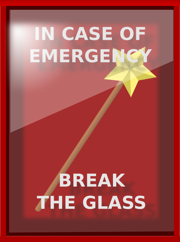 Emergency Box with Wand ("Break Glass" Reupload)