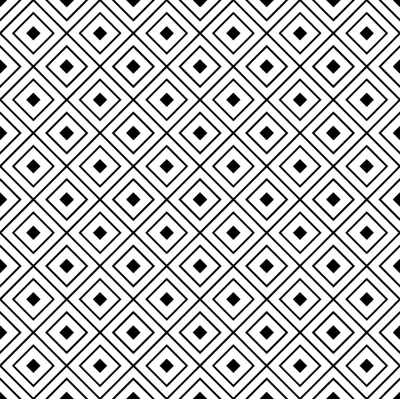 Seamless Black and White Pattern – 1