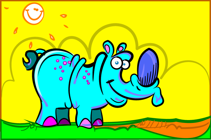 Cute Rhino