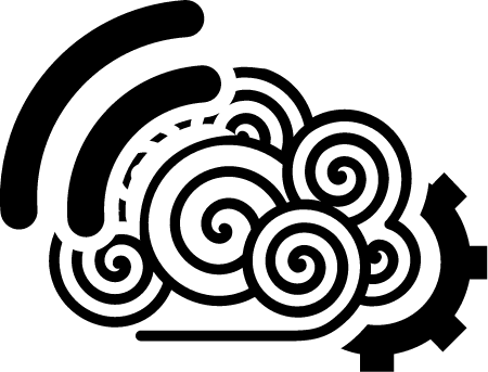 Wireless Spiral Cloud Icon
