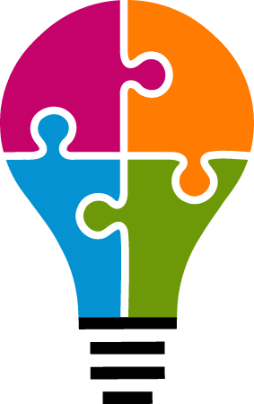 Lightbulb with Puzzle (No Border)