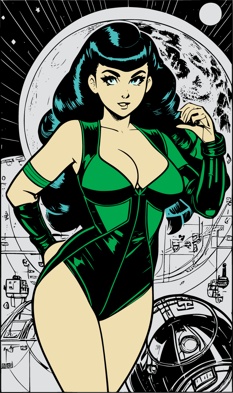 Sci-Fi Woman (Color 2)
