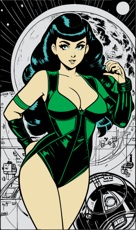 Sci-Fi Woman (Color 2)