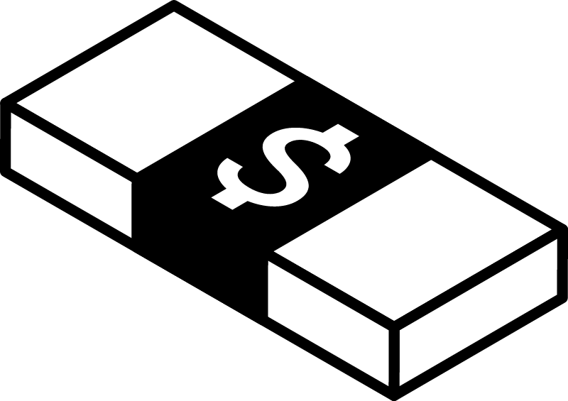 Dollar Banknotes (B&W)