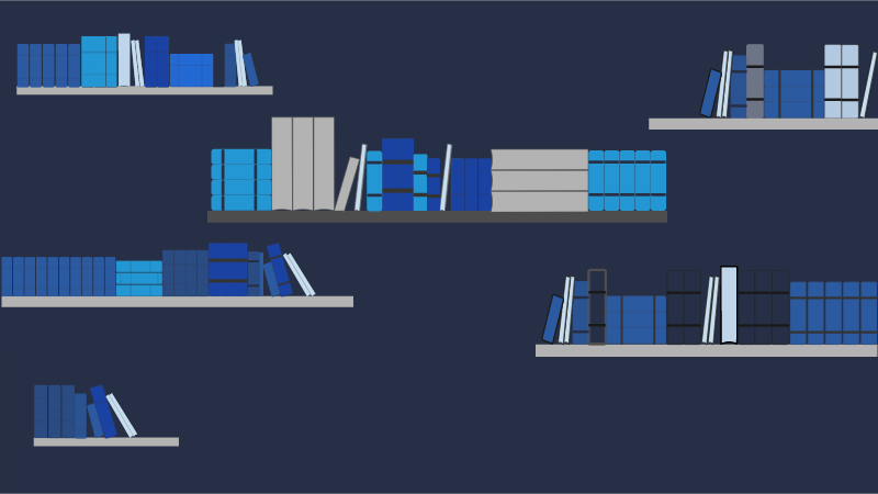 Linux Mageia Library Wallpaper