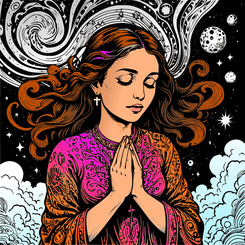 Prayer Scene – Color