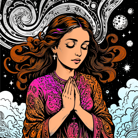 Prayer Scene – Color
