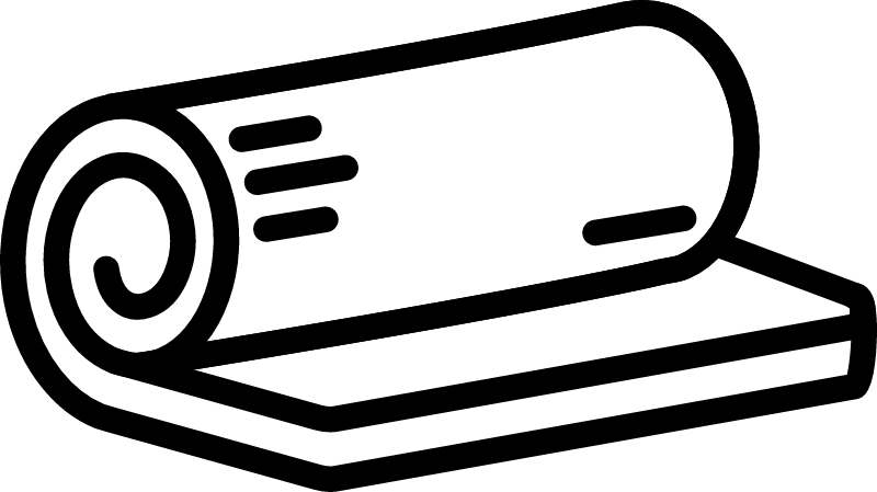 Roll of Insulation Icon – Material Roll