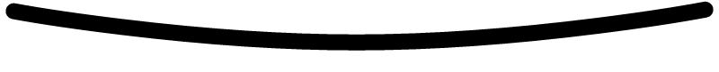 Curved Black Line (Rounded Ends)